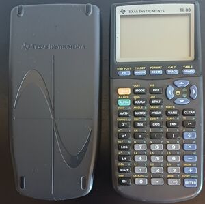 Texas Instruments Ti-83 Plus Graphing Calculator w/Cover TESTED!